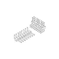 Amphenol FCI 68020-116HLF Unshrouded 16P SR UNSHRD HRD .76 GOLD OVER NI