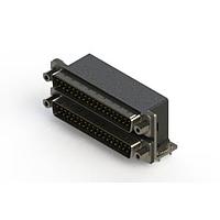EDAC 661-037-664-033 Dual Port D-Sub Connectors Right-angle Dual Port D-Sub Connector