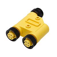 Molex 1300350122 Brad Mini-Change H-Splitter Brad Mini-Change H-Splitter 4P SMALL H YELLOW