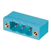 Same Sky (formerly CUI Devices) TBP01R1W-508-03BE Headers Terminal block, pluggable, w screw lock, 5.08, receptical, 3 pole, blue