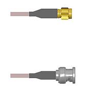 Amphenol Custom Cable Q-3F00M000H009i RF Cable Assemblies SMA-SP/BNC-SP G142 9I