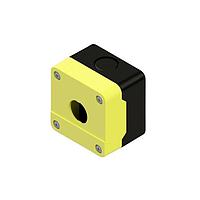 Altech 4004A10 1 Button Enclosure, 1 Hole, Therm Plas.