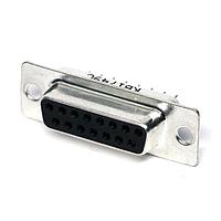 Kycon K85X-AD-15S Receptacle D15 F VERT FRMD