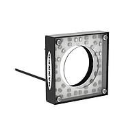 Banner Engineering LEDIR62X62M Ring Lights PresencePLUS 62 x 62 mm Ring Light; Infrared LED 24 V dc; 0.3 m (1 ft) cable with 3-pin male Connector; Connects to P4