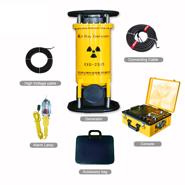 Industrial X-ray inspection system for non-destructive internal flaw detection