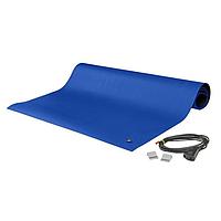 SCS 8900 Table Mat Mat Kit, 2-Layer Rubber, 8900 Series, Blue, 0.065"X24"X48"