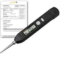 PCE VT 1100S-ICA Vibration Meter (0,01~199,9 m/s²; 0,01~199,9 mm/s; 0,001~1,999 mm; ISO Calibration Cert.)