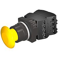 SIEMENS 52BM9W4D Pushbutton PUSHBUTTON,MOM,YEL,1 3/4" PLST,2POS,4BJK