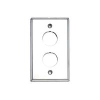 Belden E200002 000S1 Wire Ducting & Raceways INDUSTR FACEPLATE SG 2-PORT SS