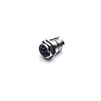 Amphenol LTW LJ23-06PMFC-SF7001 Circular Metric Connectors M23 Circular Metric Connector, Metal, 28A, 06 pins, Male Connector, Female Contact, Hexagonal, Screw Thread, Crimp, Receptacle, Front Fastened, IP67 Unmated