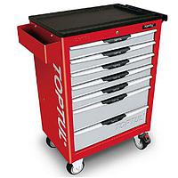 TOPTUL GCAJ0033- 275PCS W/7-Drawer Tool Trolley  PRO-LINE SERIES - RED