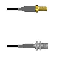 Amphenol Custom Cable Q-2Z04I0008048i RF Cable Assemblies SMA-SJ/TNC-SJB RG58 48I