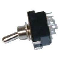 Electroswitch 9203C Toggle Switches Full Size Power Toggle Switch 20A - 125VAC 3/4HP DPST ON-NONE-OFF, .250" QC, Slow Make/Slow Break Butt Contacts, UL & CSA Certified