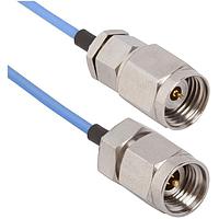 Amphenol SV Microwave 7016-0060 2.4mm M to 2.92mm M 0.047 Cable 6in