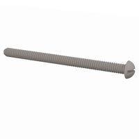 Essentra Components 010632R200 Round Slotted Round Slotted Screw, #6-32 Thread, 2 Lg