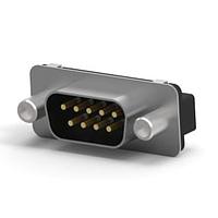 AMP Connectors - TE Connectivity 1-747871-4 Plug PLUG FRNT MTL SHL 9P female screwlocks