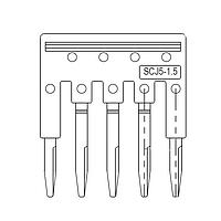 Amphenol Anytek SCJ0515RD00G Bridge Jumper Bridge Jumper SCJ5-1.5mm2  5pins