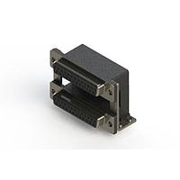 EDAC 662-025-364-05C Dual Port D-Sub Connectors Right-angle Dual Port D-Sub Connector