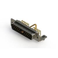 EDAC 629-21W1250-1T3 Mixed Contact D-Sub Connectors Right-angle Power Combo D-Sub Connector