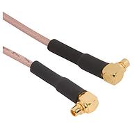Amphenol RF 265104-08-12.00 RF Cable Assemblies MMCX R/A Plug to R/A Plug RG-178 12in