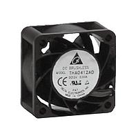 Delta Electronics, Inc. THA0412AD Tubeaxial Fan, 40x20mm, 12VDC, 20.56CFM, 5.16W, 0.43A, 52dBA, Ball, 4-Leads, Tach/PWM