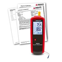 Triplett TMP50-NIST Single Input K/J Thermocouple Thermometer (Type K: -200 ~ 1372°C, Type J: -210 ~ 1100°C, N.I.S.T)