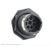 Eaton Souriau-Sunbank UTGX7148P Receptacles Jam nut receptacle, without backshell, for 8 male contacts,  IP68/69K