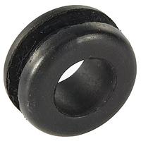 Essentra Components 498116 Open Hole EPDM Grommet, Black, 27 mm Hole, 1mm Panel Thk
