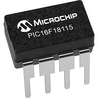 Microchip Technology PIC16F18115-E/P MCU's 14KB Flash, 512B RAM, 128B EEPROM, 12b Diff. ADCC, 2x16-bit dual PWM