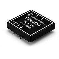 Cincon EC6C22 Isolated DC-DC Converter, 25 to 30 Watt, 2:1 Input Range, 36-72VDC Input, 12VDC Output