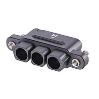 Harwin KA1-2010398F2 Wire Housings 3P FML SIL CBL HSNG W/ Rvrs Fix, Pnl Mnt