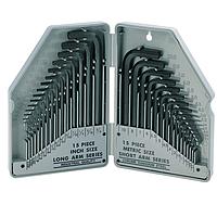 Proskit 8PK-027 30Pcs Metric & Inch Combination Hex Key Set