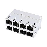 Molex 85735-1006 Magnetic Jack MAGJACK GIG PoE+ ENABL PoETEC 2x4 LED