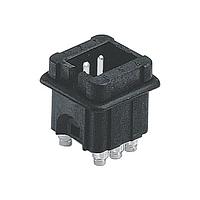 HARTING 09700062615 Inserts MALE INSERT HAN 3A 6 POLE W/O PE