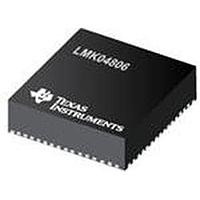Texas Instruments LMK04806BISQX/NOPB Clock Synthesizers / Jitter Cleaners Low-noise clock jitt er cleaner with dual A 926-LMK04806BISQENPB
