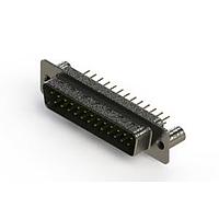 EDAC 627-M25-620-GT3 D-Sub Connectors - Standard Density Vertical Machined D-Sub Connectors