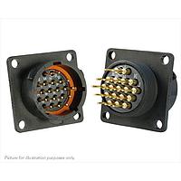 Eaton Souriau-Sunbank UTS014D18P Receptacles 18P SQ FLANGE PIN RECEPTACLE SIZE 14D