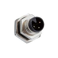 Amphenol LTW 8A-05PMMS-SH7001 Straight Guided M8 Circular Metric Connector, Metal, 1.5A, 05 pins, Male Connector, Male Contact, Hexagonal, Screw Thread, Solder, Receptacle, Rear Fastened, IP67 Unmated