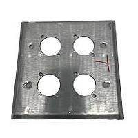 Switchcraft WP2S4 Accessories 2 GANG 4 E/EH HOLE NON-THREADED, STEEL