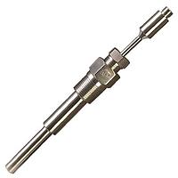 OMEGA PR-26SL-3-100-A-1200-M12-1 Spring Loaded Vibe Resistant RTD Probes with M12 Connectors (NPT Male, 1/2 in, M12 4 pin Female, 500 °C, Class A)