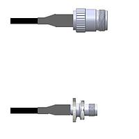 Amphenol Custom Cable Q-2704S000M084i RF Cable Assemblies N-SJ/TNC-SJB LMR24 84I