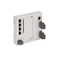 HARTING 24024052120 Unmanaged Ethernet Switches Ha-VIS eCon 2052GBT-AD-P - unmanaged switch with 5 Gigabit RJ45 (4PoE), 2 SC Duplex MM Fiber, (extended temp. range)