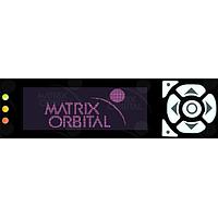 Matrix Orbital BGK19264A-BK-USB-TCI LCD Graphic Displays 192x64 Tricolor txt Blk Background REV 2