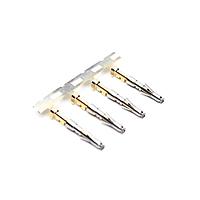 Amphenol SINE Systems SS20W2G15 Contacts Socket Contact, Stamped, Gold 15u", Wire Range .34-.50mm ,  20-22 AWG, with 3 tangs. 3,000 pcs. Reel
