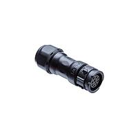 Amphenol LTW CC-02BMFA-QL8ANP Standard Circular Connector X-Lok, Middle Size, Plastic, 20A, 02 pins, Male Connector, Female Contact, Straight, Push Lock, Crimp, Field Installable without Pin, F6.0 - F12.0mm, IP68