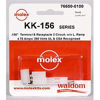 Molex 76650-0100 Connector Kits KK-156 Connector Kit Rec no rmp term 2Ckt