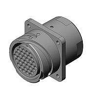 JAE Electronics JK06AK37SN1 Circular MIL Spec Connector 37 Position Panel Mount, Receptacle, Socket Contact, N