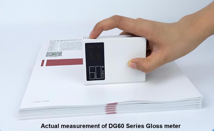 Glossiness and color measurement for printed materials