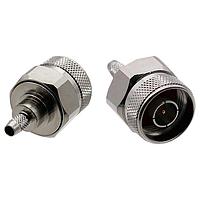 Johnson / Cinch Connectivity Solutions 138-0407-021 Cable Connectors N Straight Crimp Plg RG58, 50 Ohm