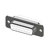 MH Connectors MHDBC15SS-NW D-Sub Housing 15 WAY FEMALE D CRIMP NICKEL WHITE